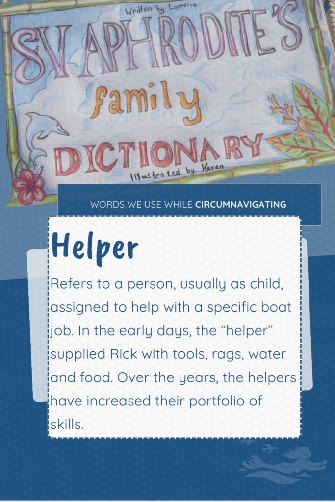 Helper is a term in the SV Aphrodite Family Dictionary