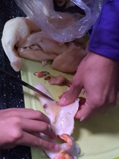 Fresh Conch preparation