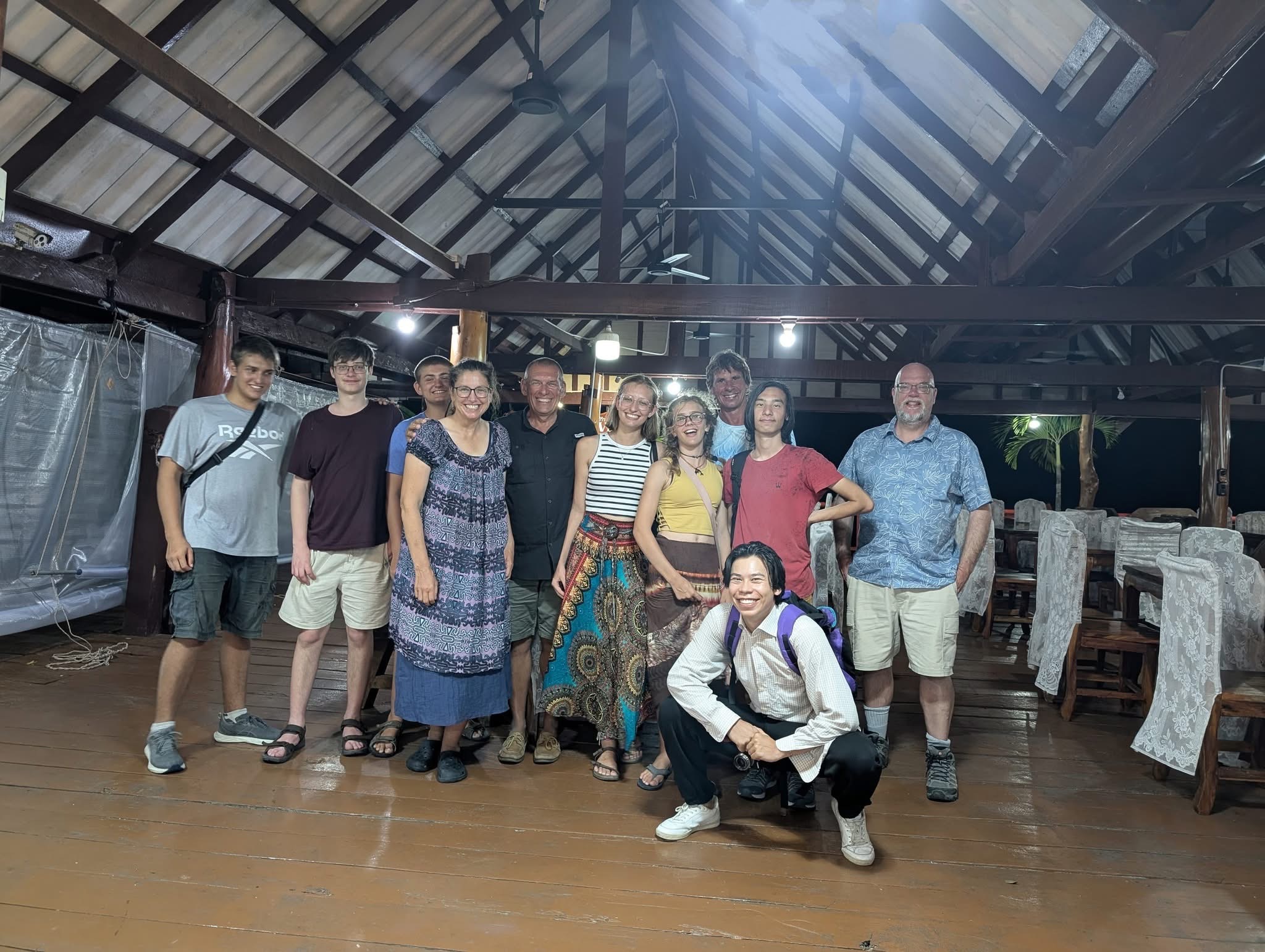 Escher family at the Muslim fishing village called Koh Panyee