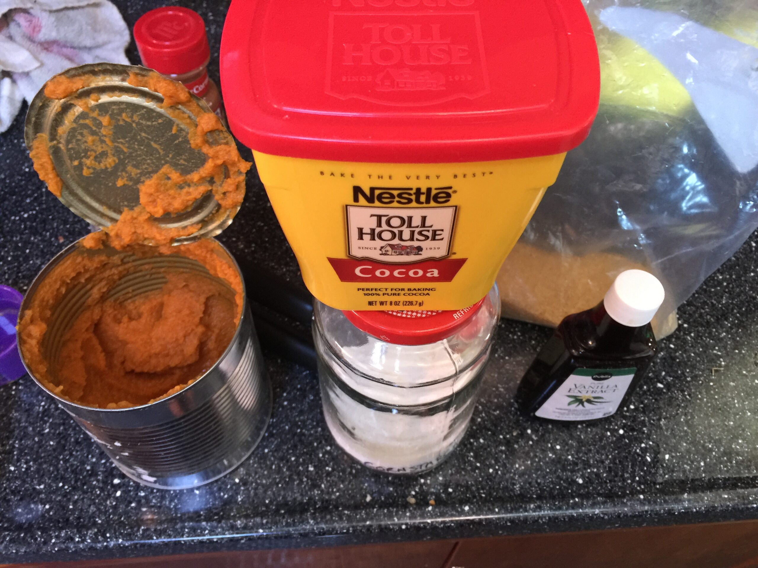 Ingredients for homemade icecream for a boy who lives on a sailboat with food allergies.