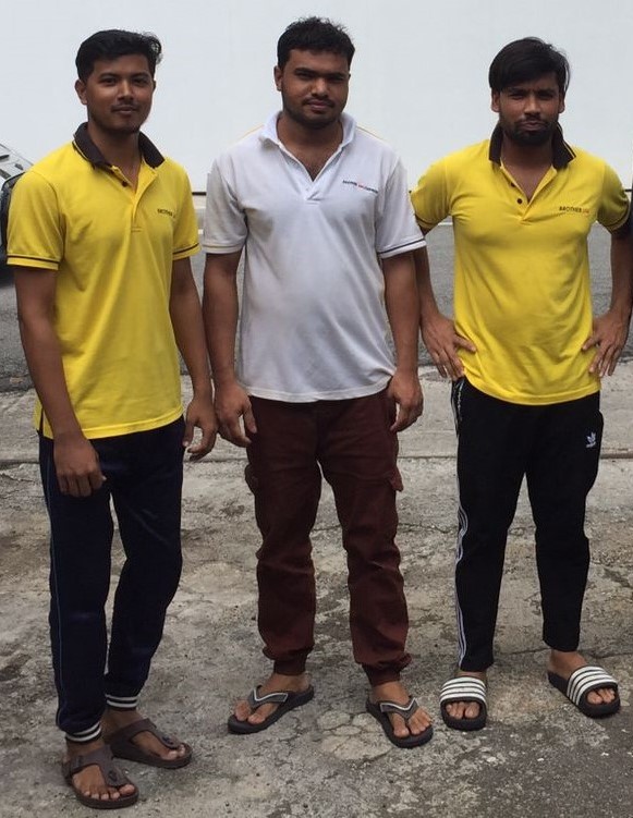 Project team from Brother LIm Upolstery who worked on projects for SV Aphrodite, a St Francis 50 catamaran.